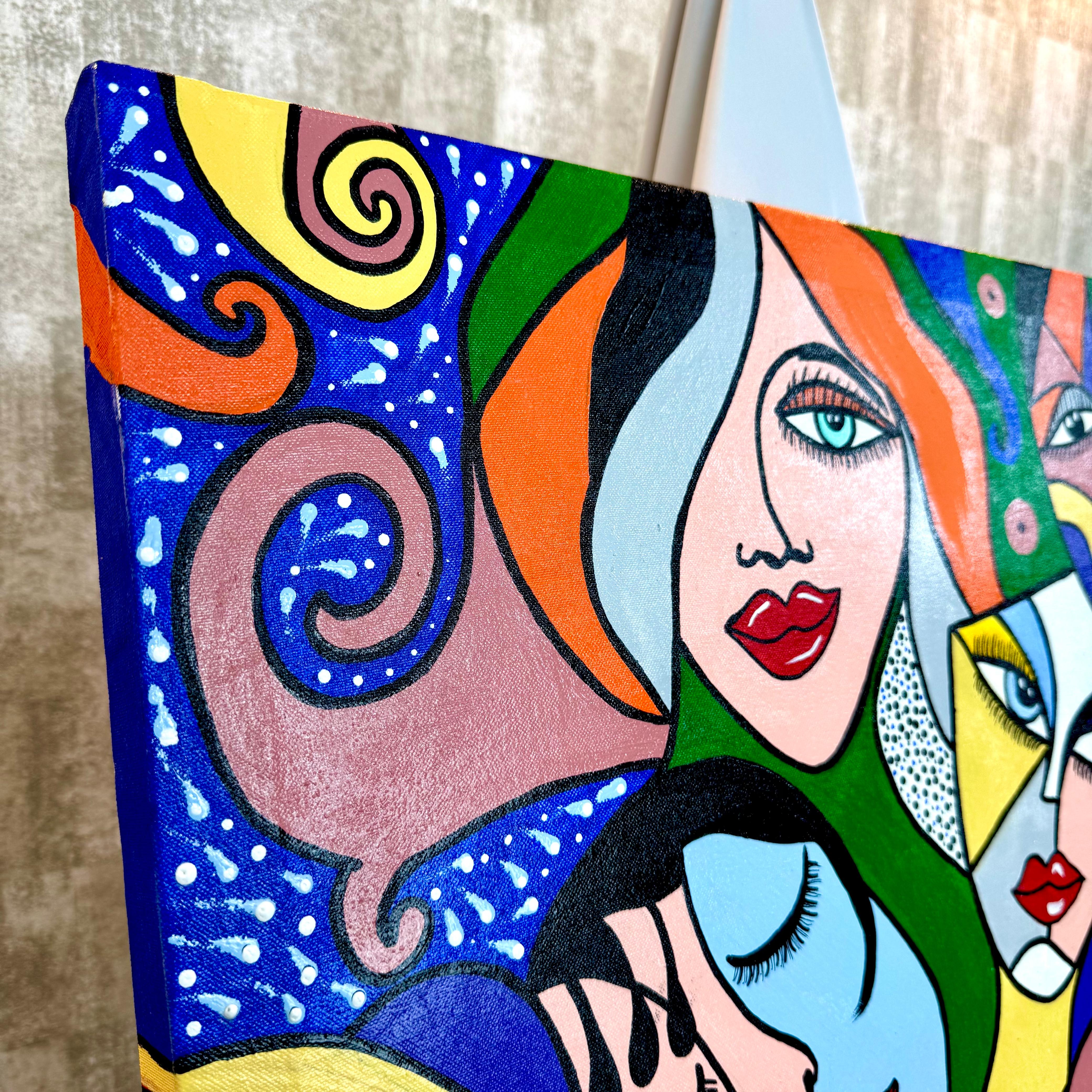 The Human Emotions – Tableau Unique Peint à la Main (Pièce Unique) — vue 5