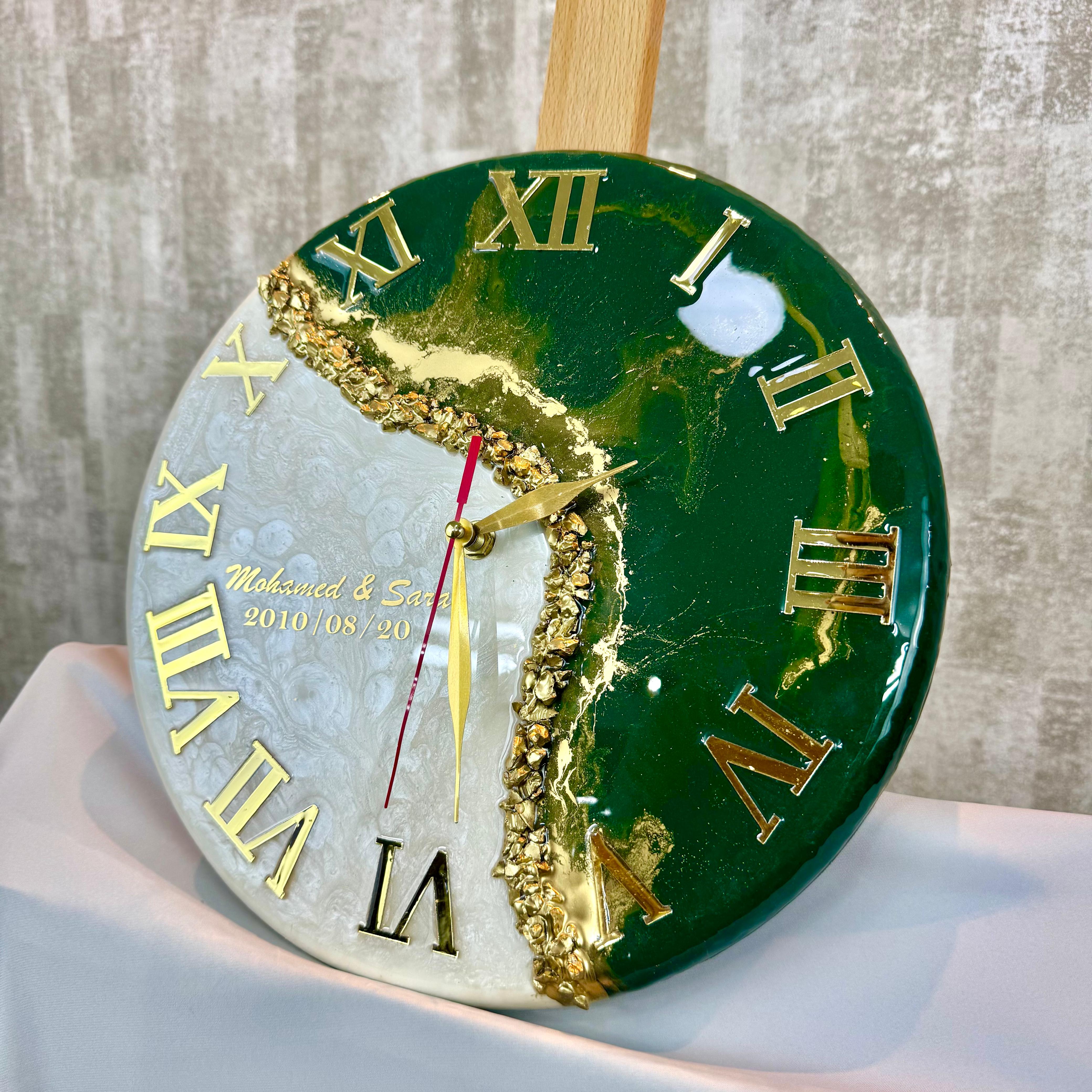 Horloge Personnalisée en Résine – Prénoms & Date de votre choix² — vue 6