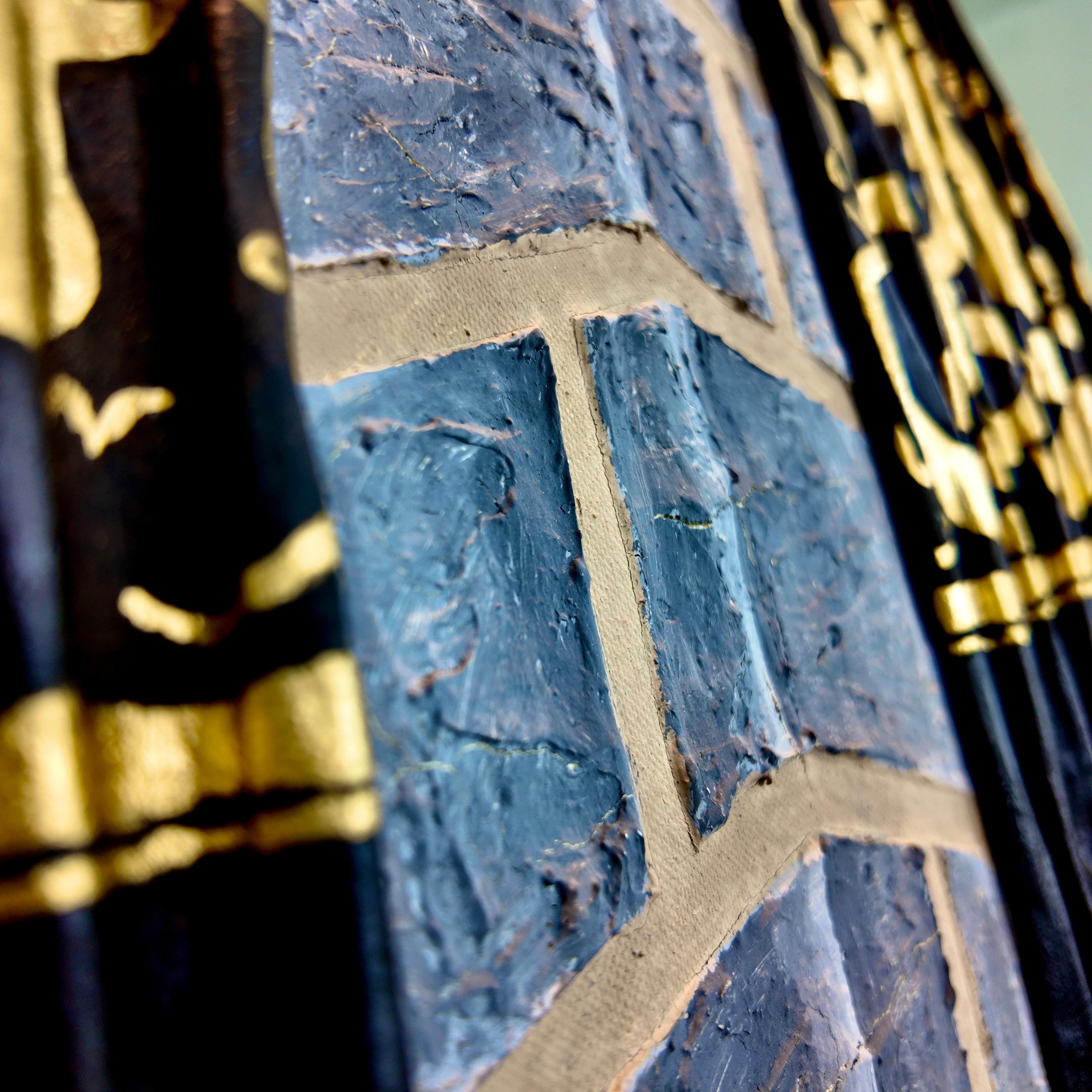 Kaaba en Relief – Tableau 3D Texturé avec Tissu et Pierre Effet Réaliste — vue 4