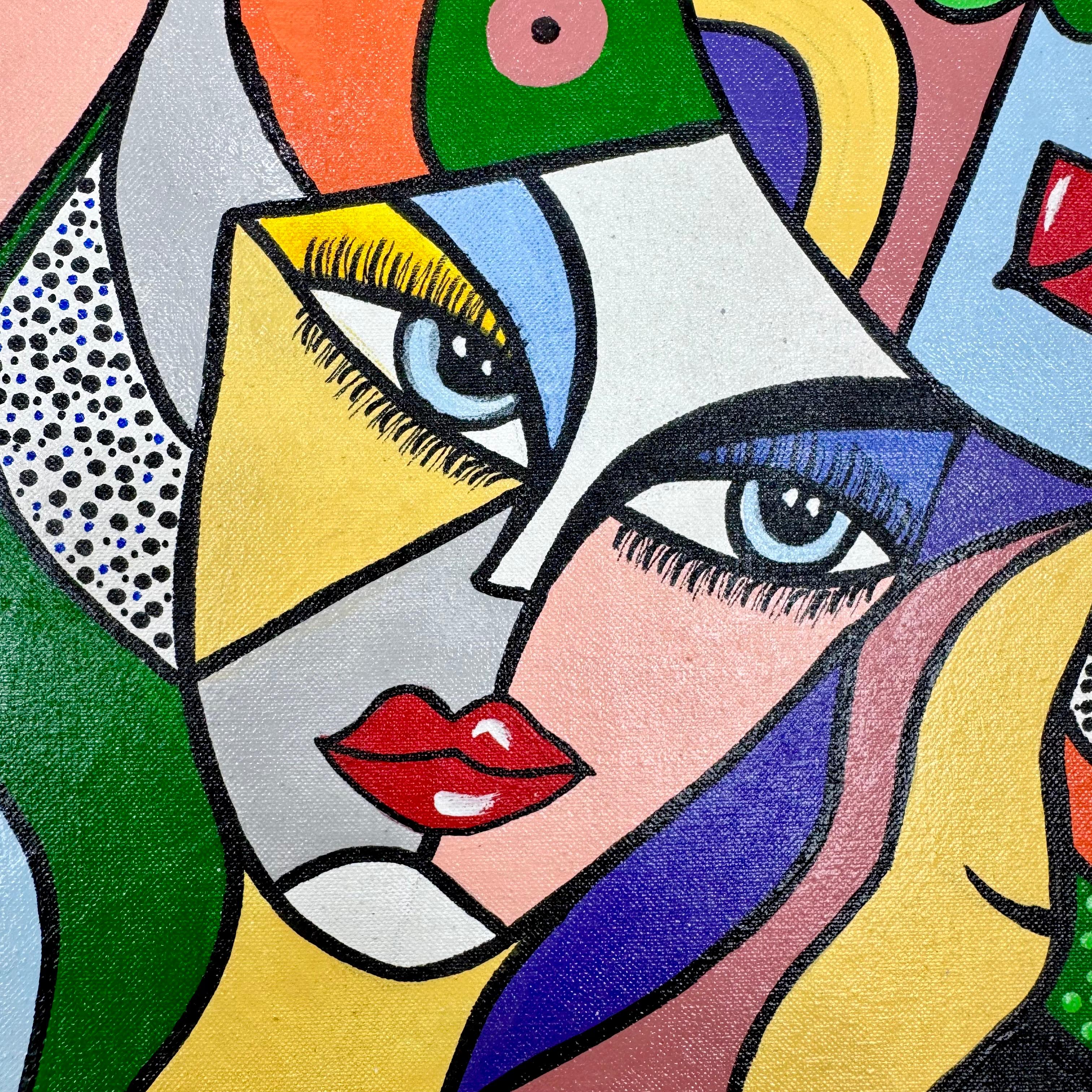 The Human Emotions – Tableau Unique Peint à la Main (Pièce Unique) — vue 7